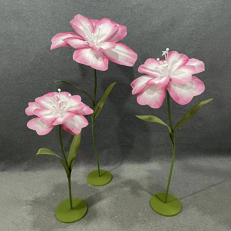 婚庆道具香妃路引泡沫花橱窗装饰手工丝网舞台杆花户外婚礼立布置