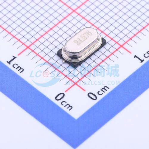 无源晶振 24.576M 10PF 15PPM HC-49S-SMD-2P-Mini 24.576MHz ±1