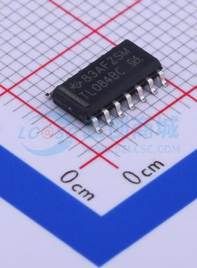 FET输入运放 TL084BCDR SOIC-14 原装正品 电子元器件配单