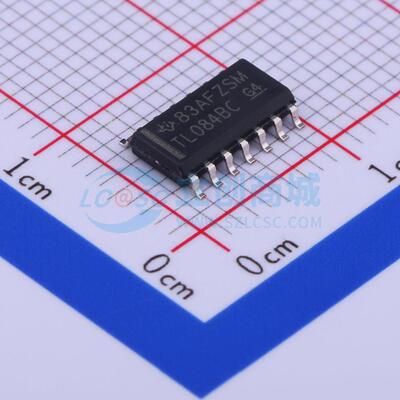 FET输入运放 TL084BCDR SOIC-14 原装正品 电子元器件配单