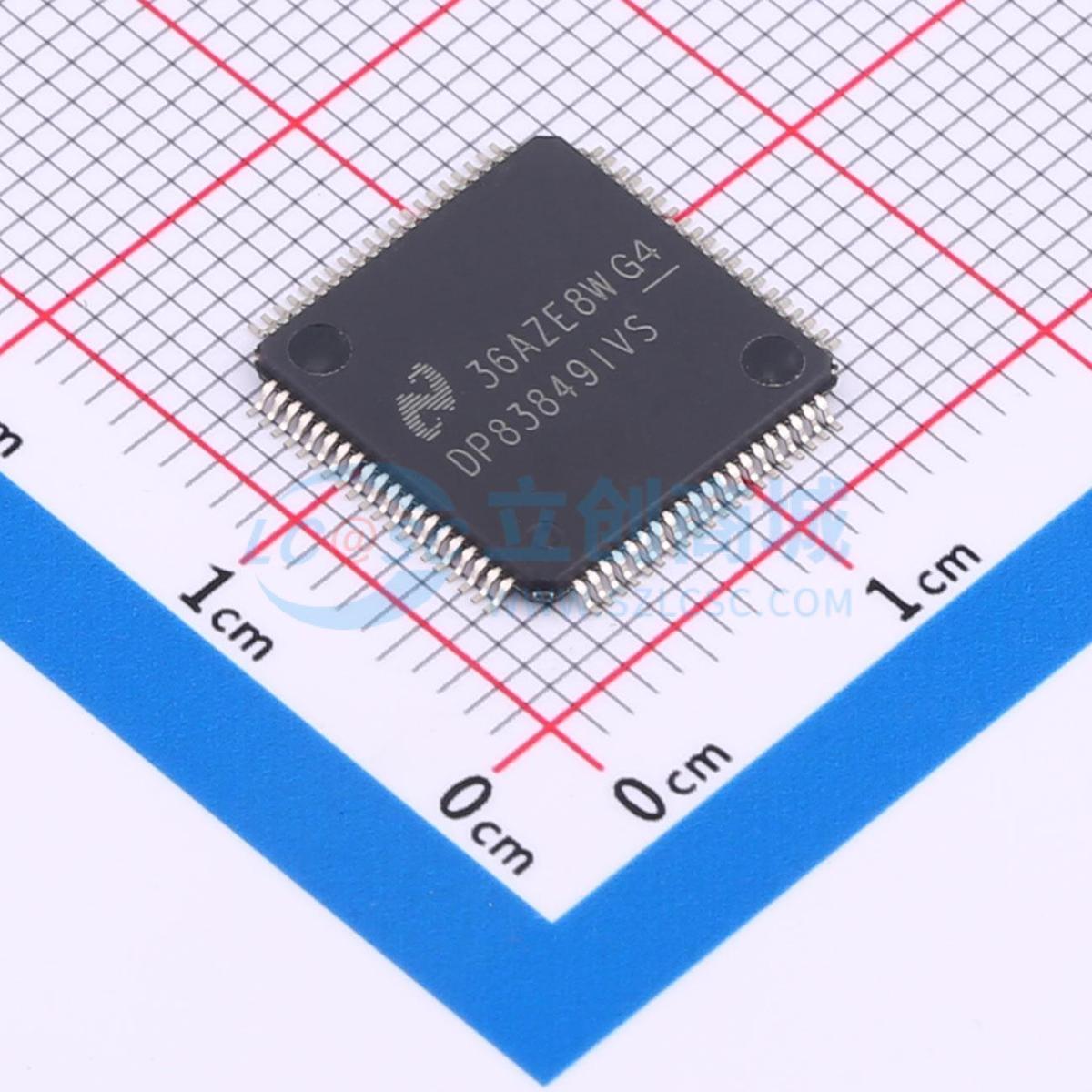 以太网收发器 DP83849IVS/NOPB TQFP-80(12x12) 电子元器件配单