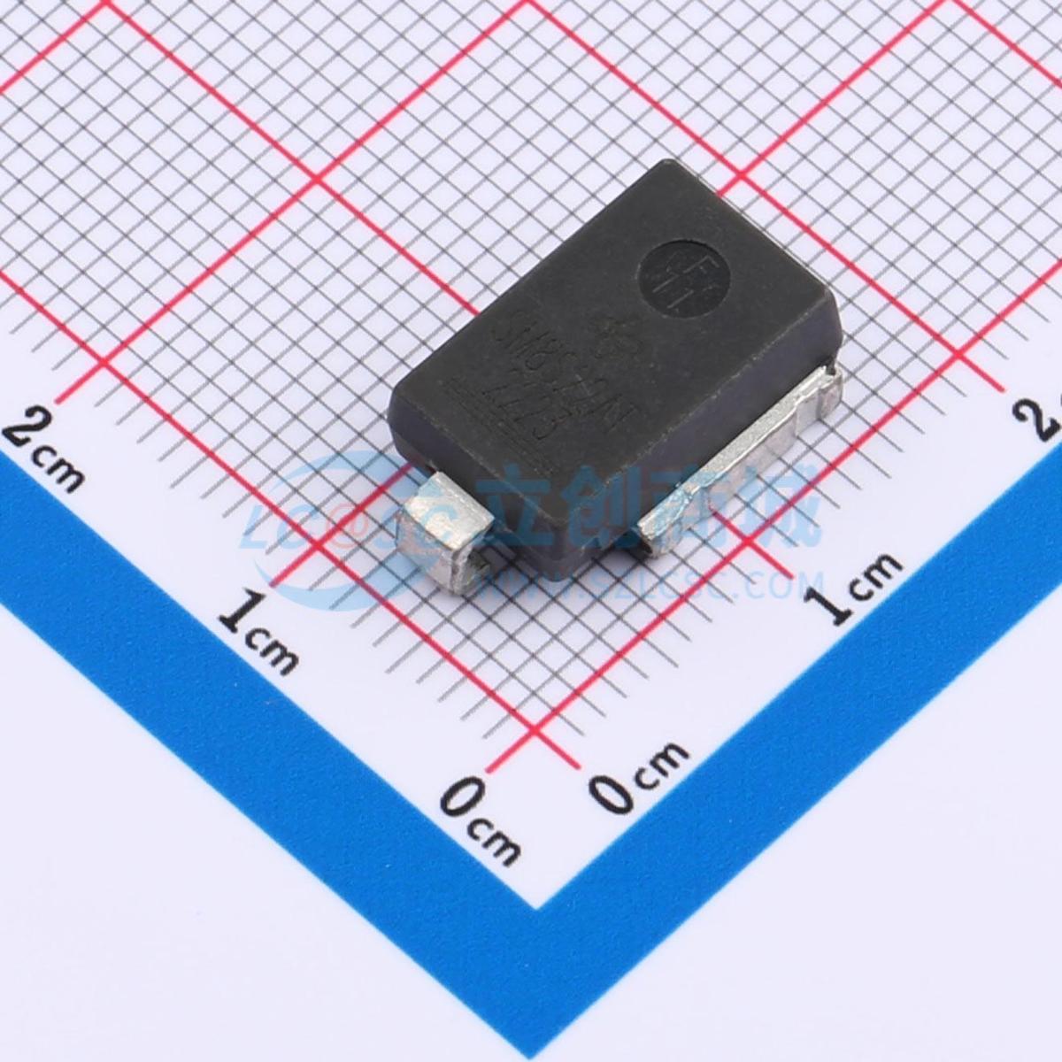 TVS/ESD管 SM8S22ATHE3/I DO-218AC 22V 186A 原装正品