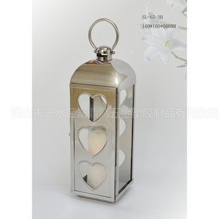 镂空浪漫礼品不锈钢金属风灯蜡烛台风灯摆件迷你家居生活蜡烛台