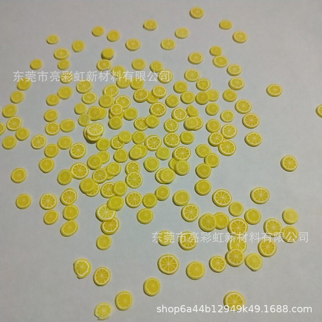 12色滴胶水果形亮片异形彩片软硅胶陶系列流沙填充款箱包用闪亮片