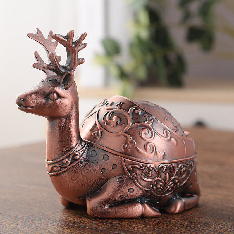 新款复古居家日用花鹿烟灰缸摆件雕客厅办公室烟灰缸批发,节庆用品/礼品,时尚烟灰缸,淘宝优惠券,粉丝福利购,淘宝优惠卷