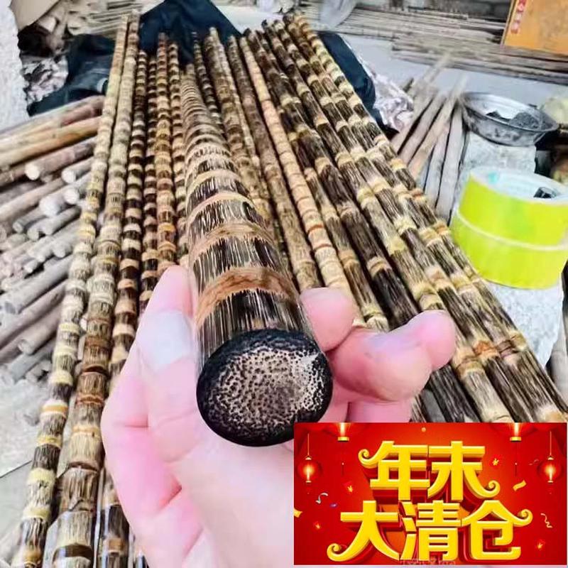 【 成品料】实心竹龙血金丝竹文玩竹武术棍教鞭登山拐杖老料定制