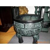 仿古青铜器二分之一克鼎实体工厂批发可定做