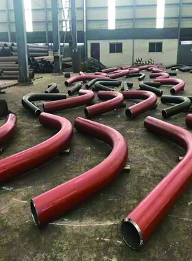 厂家供应12cr1movg合金钢弯管直273l900mm带配件段5d焊接弯头