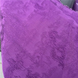 天丝女装布料服装面料人丝天丝亚麻布面料面料春夏面料龙凤花