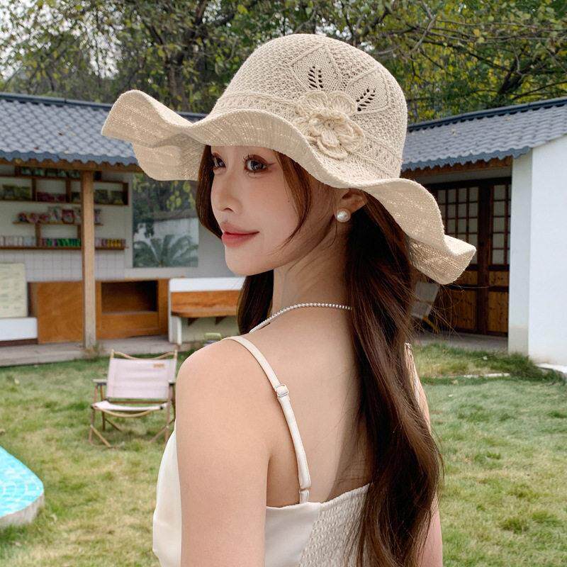 新款夏季防晒可折叠渔夫帽女图片
