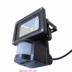 LED灯10W人体感应灯(冷白)智能远红外线人体感应人来灯亮人走灯灭