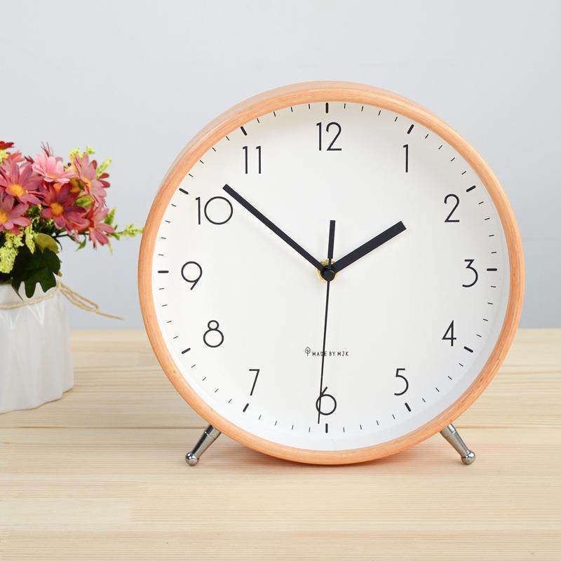 台式钟表座钟客厅家用坐钟时钟摆件桌面摆钟卧室现代创意北欧台钟