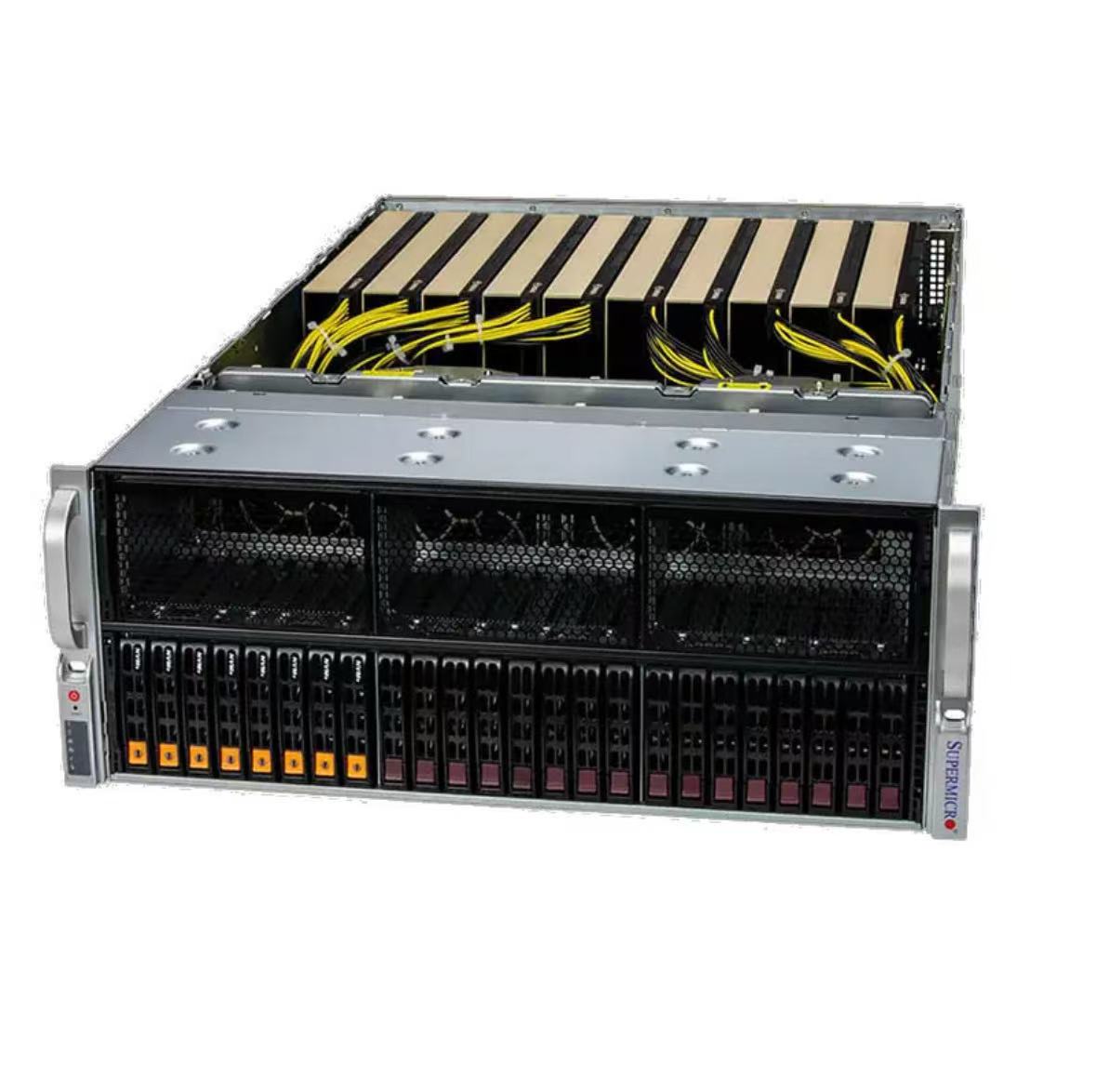 SUPERMICRO超微421GE机架式服务器4显卡双路渲染深度学习