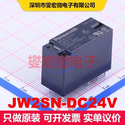JW2SN-DC24V DIP,28.6x12.8mm 功率继电器 继电器