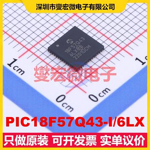 PIC18F57Q43-I/6LX VQFN-48-EP(6x6) MCU/MPU/SOC微处理器控制