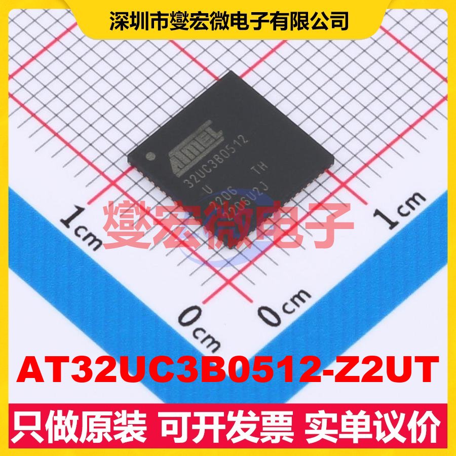 AT32UC3B0512-Z2UT QFN-64-EP(9x9) MCU/MPU/SOC微处理器控制器