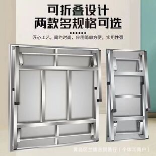 不锈钢折叠餐桌长方形家用吃饭桌夜市烧烤火锅商用便捷摆摊方桌
