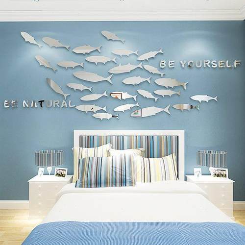 卧室床头儿童房背景墙贴创意餐厅3d立体客厅沙发电视背景墙面装饰