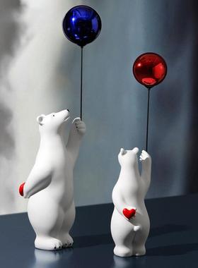 北欧简约树脂气球电视柜装饰摆件客厅家居茶几橱窗乔迁新居礼品件