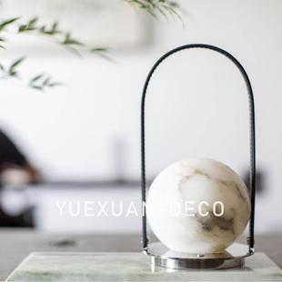 粤萱简约现代轻奢设计感小台灯摆件售楼处样板间酒店展厅民宿软装