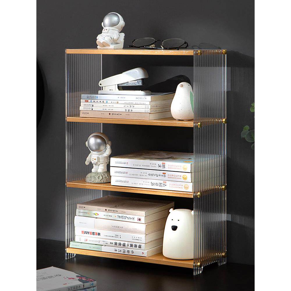 桌面书架置物架书柜书桌上收纳儿童阅读架简易卧室客厅办公桌家用