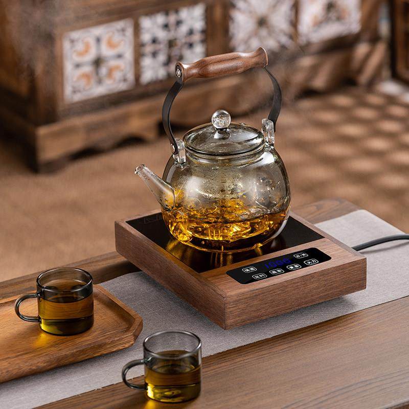 玻璃泡茶壶煮茶壶大容量煮茶器喷淋式耐高温电陶炉煮茶专用炉新款,餐饮具,茶壶,淘宝优惠券,粉丝福利购,淘宝优惠卷