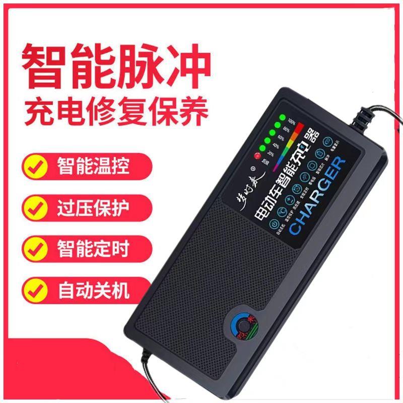 电动车电瓶三轮车通用智能充电器48v60v72v96伏12A20A32A45A60安
