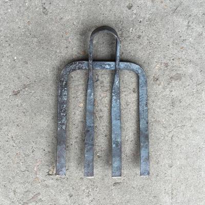 Y-JIAN手工锻打农具四齿钉耙耙子铁耙农用长柄松土铁耙子种地工具