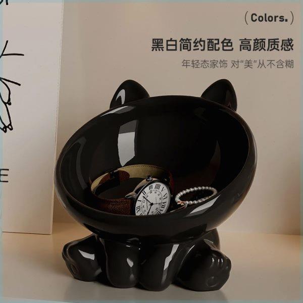 玄关口收纳钥匙置物架现代简约摆件鞋柜入户创意挂客厅装饰品进门