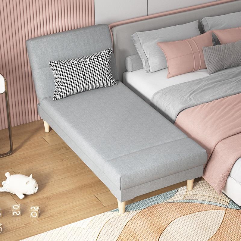 客厅卧室阳台美人榻拼接床午休单人可折叠两用陪护躺椅贵妃沙发床