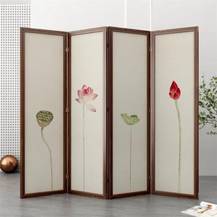 屏风隔断现代简约房间隔断墙分割遮挡办公室移动挡风屏小屏风复古