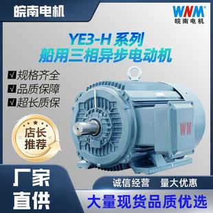 皖南电机YE3-H 系列船用三相异步电机90kw75kw三级能效全铜线圈