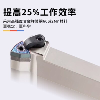 数控车床复合式外圆正反刀杆95度MWLNR2020K08抗震加硬高精车刀杆