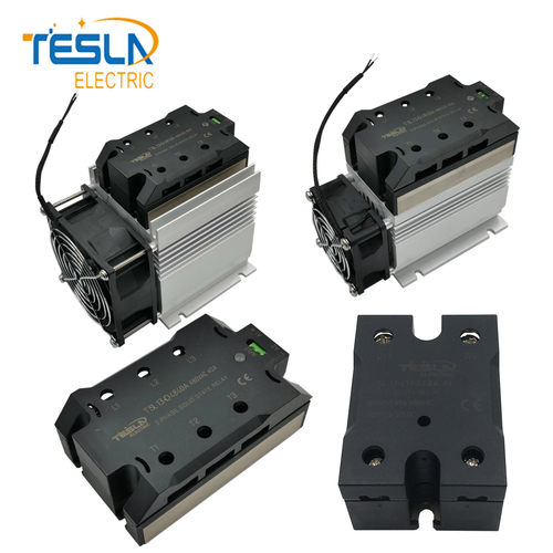 风扇散热一体三相交流固态继电器 TSL13-D4840A-XSF 直流控制交流