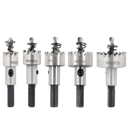 6542高速钢开孔器 HSS不锈钢铁皮塑料扩孔钻 打孔工具5PC套装