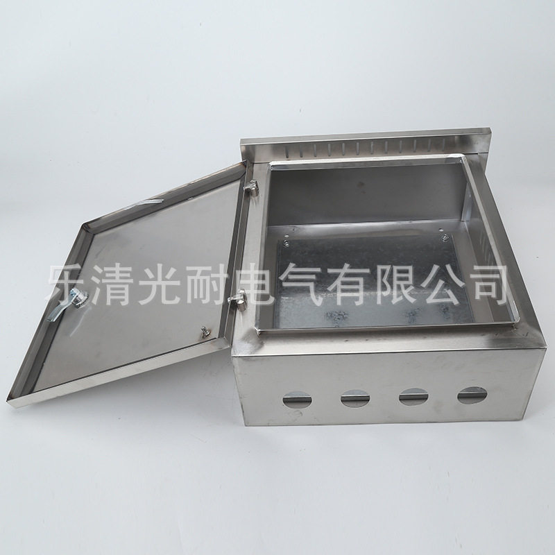 户外不锈钢防雨配电箱 壁挂式监控设备控制箱 室外仪表布线电控箱