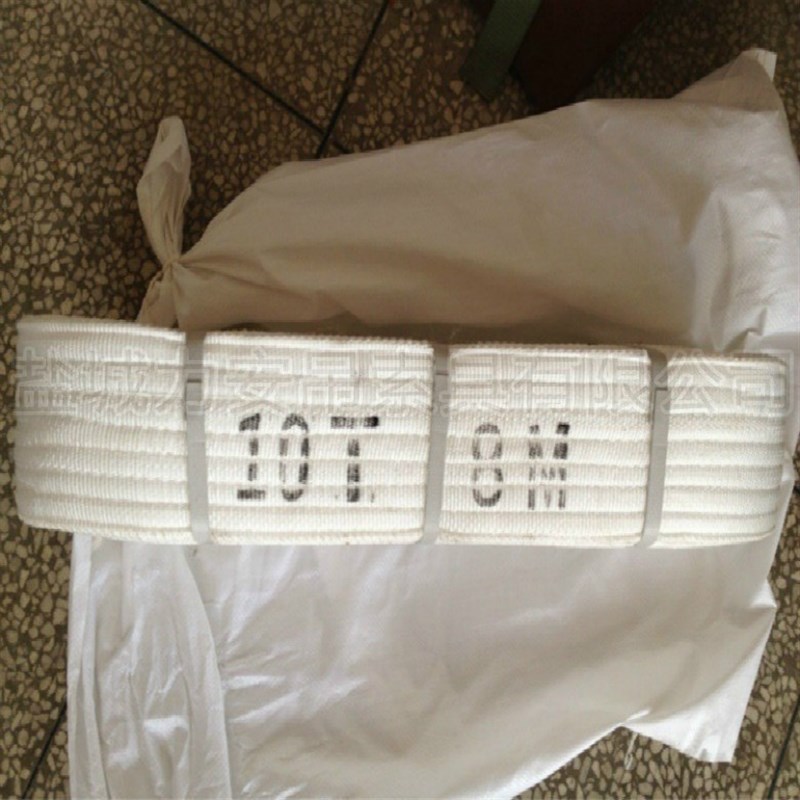 10T8M行车吊带/10T8M起重吊带/10吨8米白色吊装带/10T10M扁平吊带