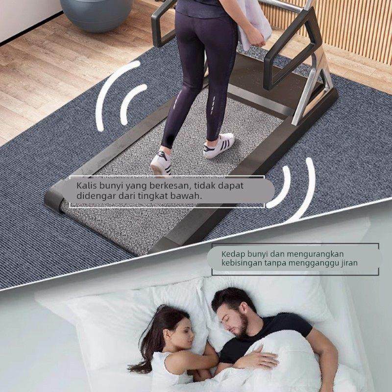 家用跑步机隔音地垫楼层加厚减震地毯吸音静音大面积健身专用垫子