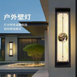 户外壁灯太阳能别墅门楼门厅墙壁过道中国风防水防锈罗马柱子灯