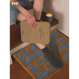 覆古的英文字母在风簇绒地毯入口客厅卧室床边毛绒咖啡桌垫地板垫
