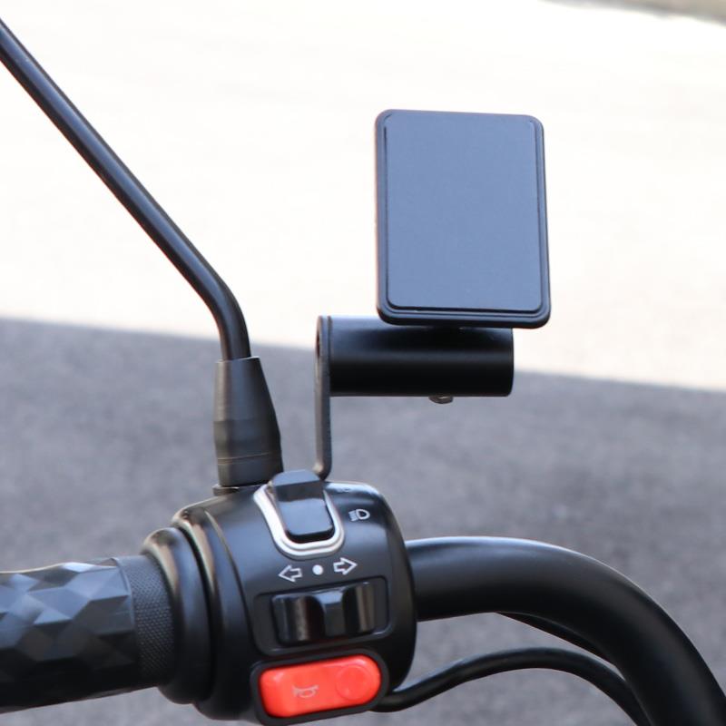 机车电动车手机架磁吸式强磁车载导航支架登山车外送骑手专用