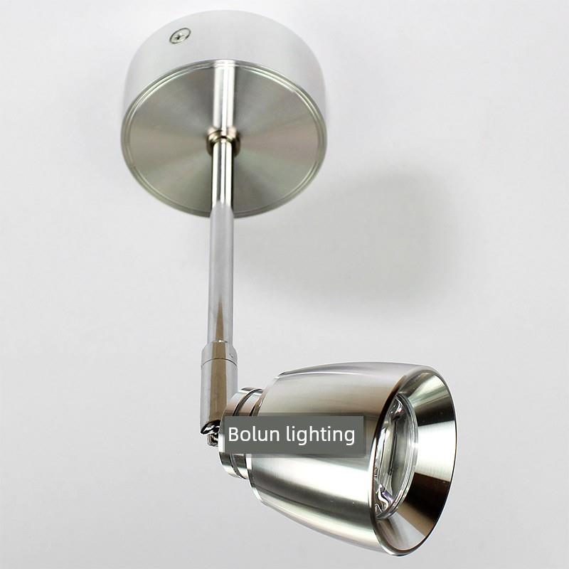 吊顶明装射灯背景墙灯过道灯走廊灯长杆灯 led射灯3W壁灯床头灯1w