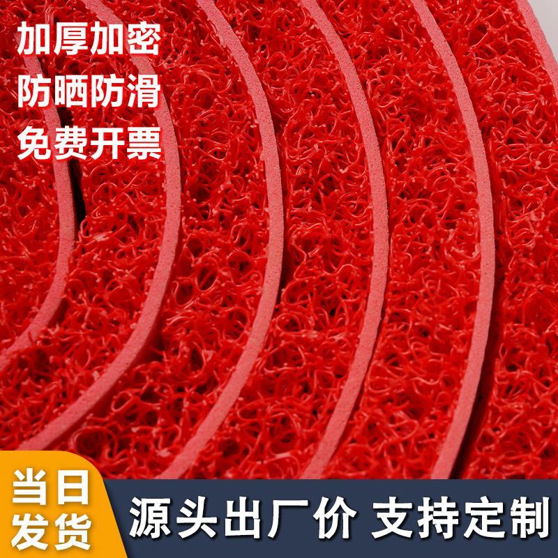 定做红地毯塑料丝圈地垫门垫商用迎宾垫防滑防水楼梯加厚室外脚垫