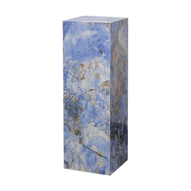 沙发雕塑摆件酒店会所电视柜大理石底座石墩玄关旁座基摆台客厅