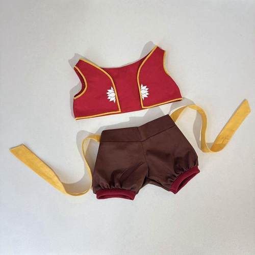 哪吒和敖丙20cm40cm一翻赏体坐姿棉花娃娃衣四十厘米公仔玩偶衣服