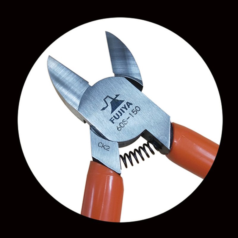 日本FUJIYA富基亚强力斜口钳60S-125/60S-150超硬刃斜嘴钳