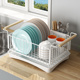 厨房沥水置物架不锈钢家用台面晾碗柜餐具水槽放碗盘碟筷子收纳架