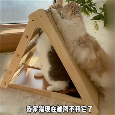 猫爬架家用小户型不占地实木猫咪攀爬架子猫抓板一体耐磨剑麻垫子