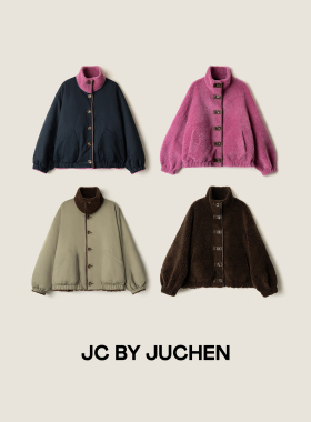 秋冬新款厚实保暖双面穿泰迪羊毛外套FW116016-103