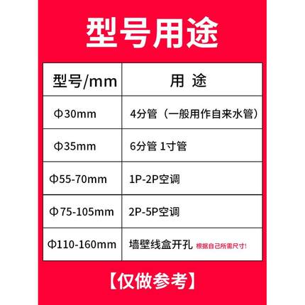 万用电锤钻头打墙开口器水泥板穿墙墙面手握式中心钻定点电机长